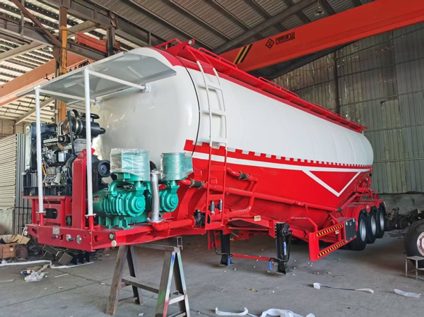 散装水泥半挂罐车